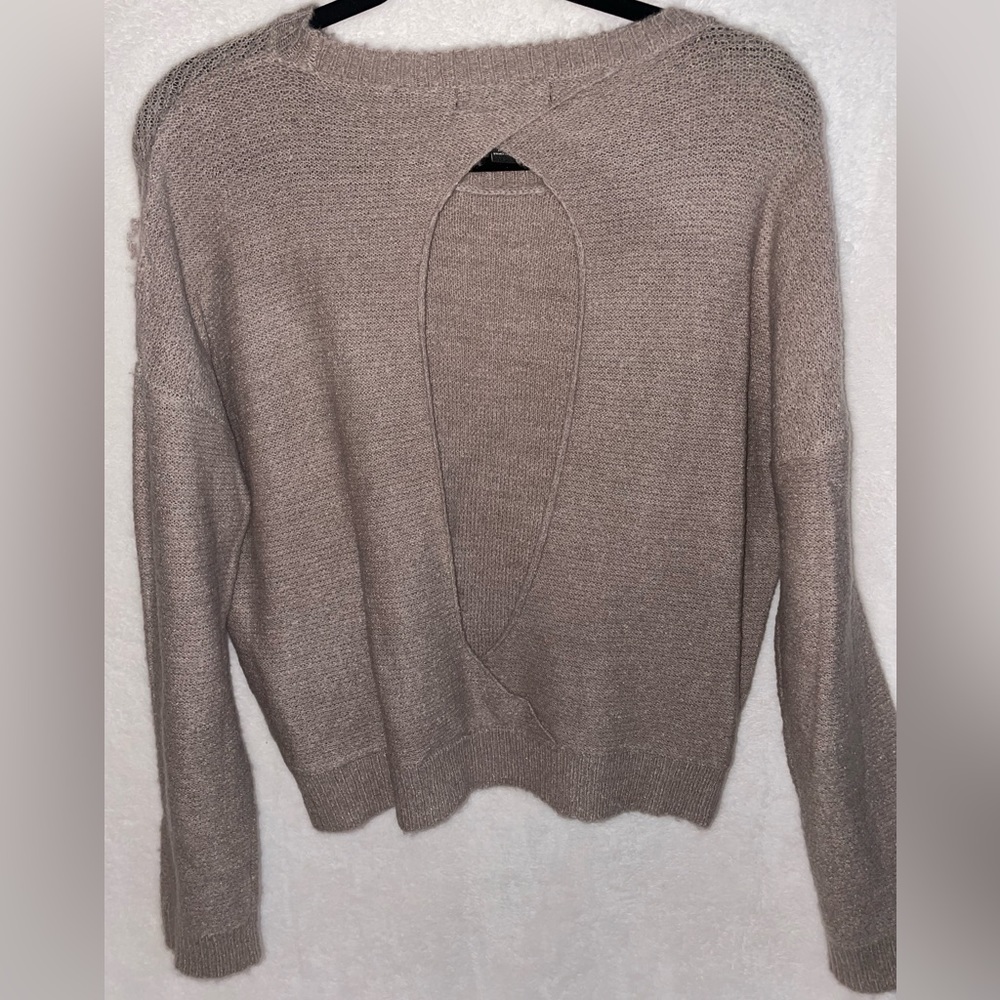Forever 21 Open Back Cut Out Sweater